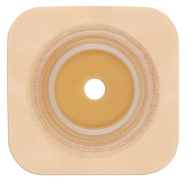 Séparateur de peau flexible Natura Durahesive de Convatec, col havane, coupé pour s’ajuster à 57 mm (2 1/4 po), article 413167