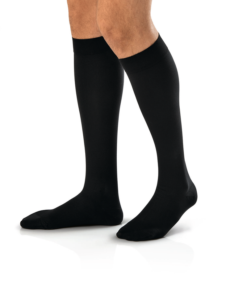 Bas de compression au genou pour hommes JOBST, Noir, 20 à 30 mmHg, Grand et haut