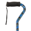 Canne ajustable en aluminium décalée PCP, Bleu