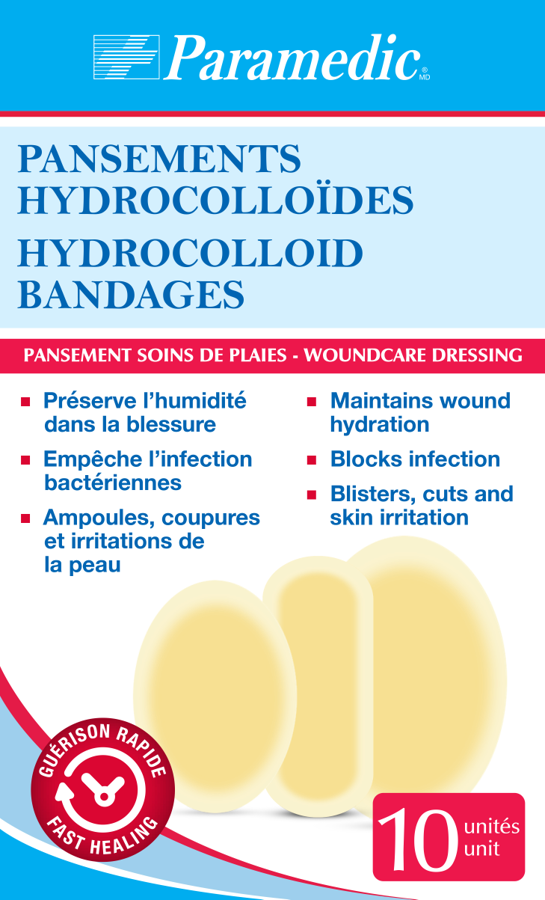 Bandages Hydrocolloides (10U) Paramedic Canada