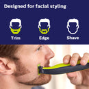 Trousse Philips OneBlade Face + Body avec poignée à pile Li-ion, QP2630/21