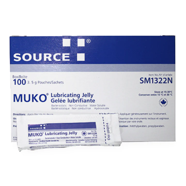Gelée lubrifiante MUKO, article 1322N, 100 unités